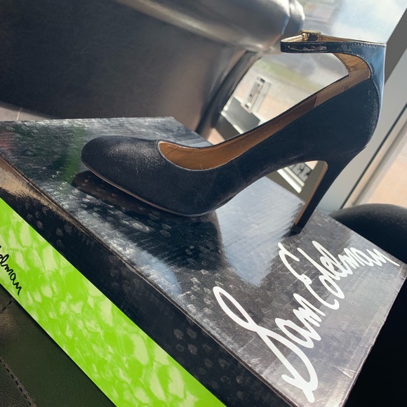 Black suede 3-inch heels - Picture 2 of 6